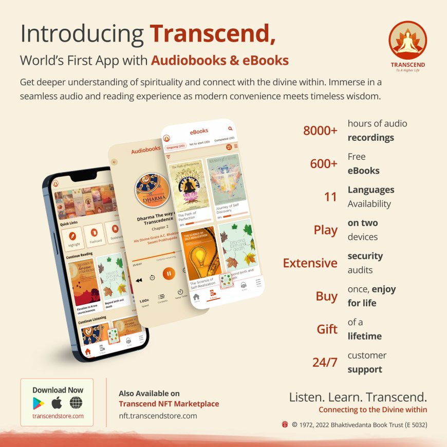 ISKCON revolutionizes spirituality with Transcend: world's first integrated e-library app