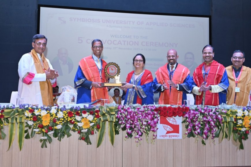 Symbiosis University of Applied Sciences Concludes the 5th Convocation Ceremony