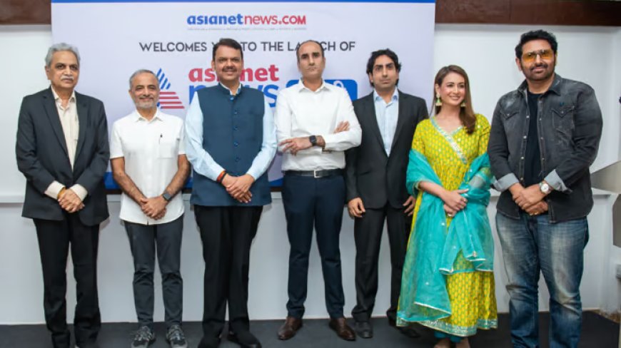 Asianet News Digital launches Marathi platform in Mumbai in the presence of Hon. Dy. CM Devendra Fadnavis