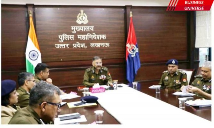 Uttar Pradesh Police Chief Issues Directives for Enhanced Law and Order in Video Conference