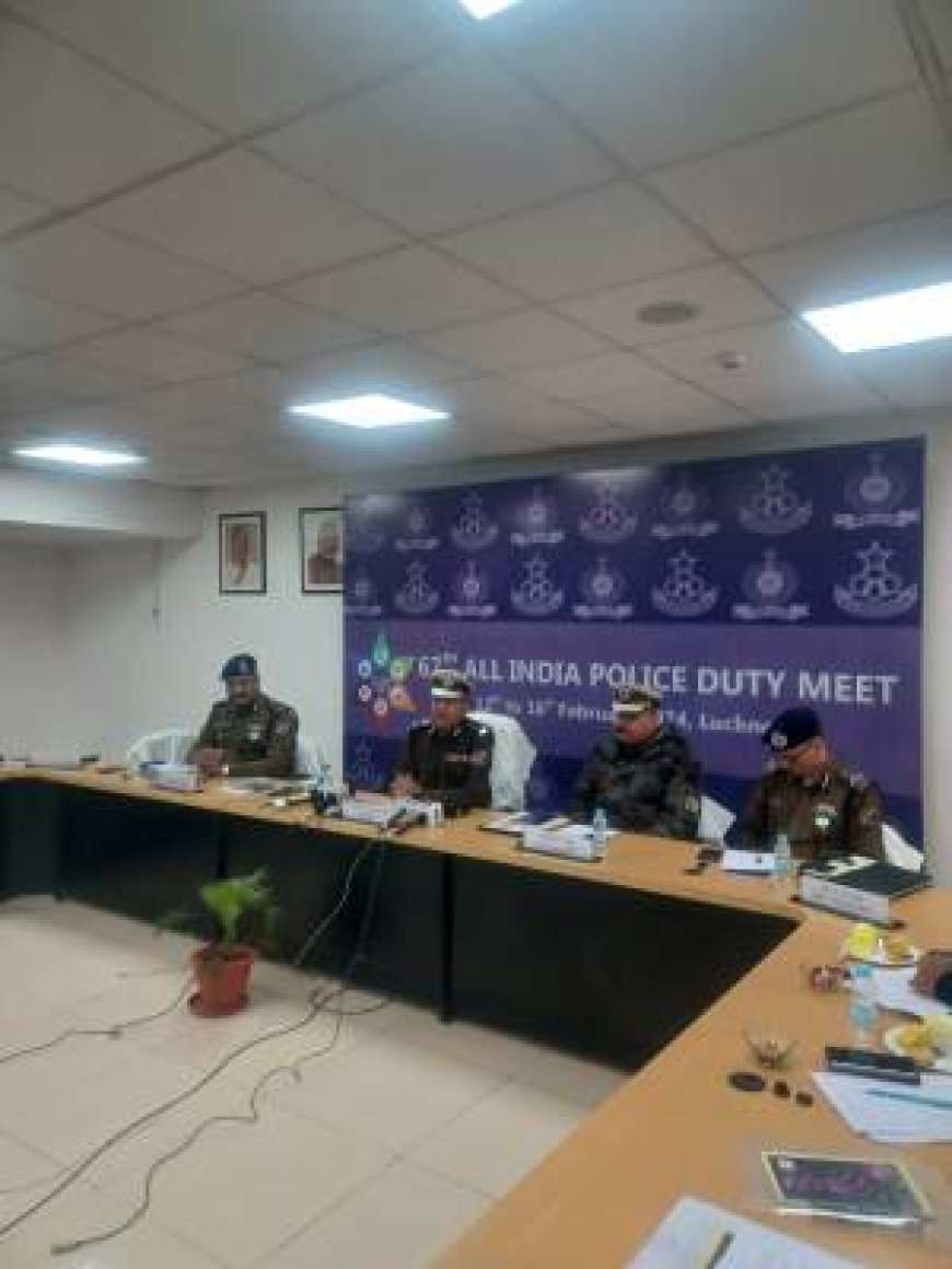 Railway Protection Force (RPF) Unveils Plans for 67th AIPDM in Lucknow - Elevating Policing Standards