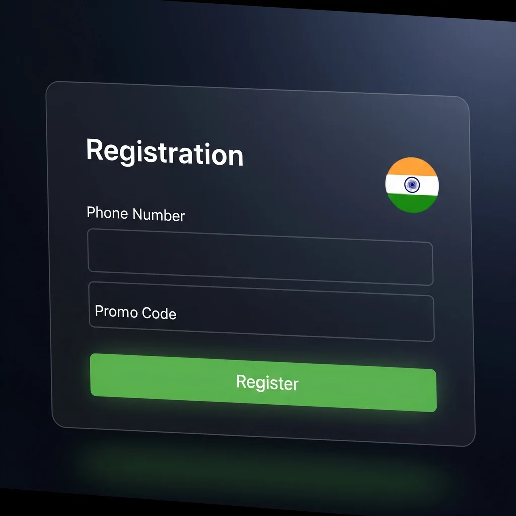 Money Coming game registration through the app